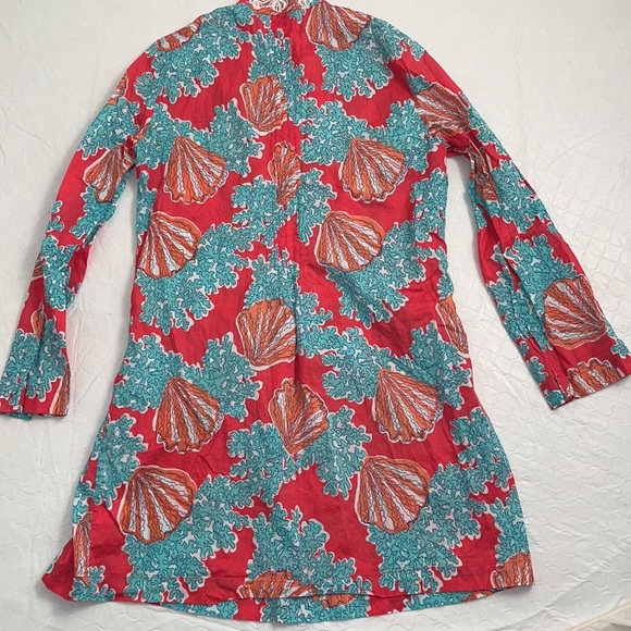 Lilly Pulitzer Sarasota Tunic in Watermelon Coralina S - Picture 14 of 15